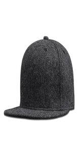 Homme Plus Baseball ajusté Big Hip Hop Wool Hat Back Fermed Fermed Sicle Snapback Cap 56cm 58cm 60cm 62cm 64cm8238004