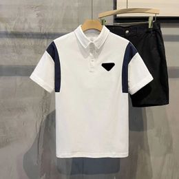 Man Polo Shirts Designer Tees Shirt Zomer T-Shirt Korte Mouwen Revers Hals Tops Heren Clothong Aziatische Maat S-3XL