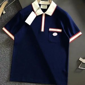 Camiseta de polos de hombre Camas de alta calidad Manga corta Camisetas de la solapa Camas de la solapa Camas de unisex Tops Asiático S5XL