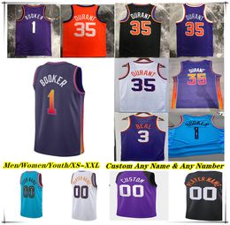 Bedrukt Kevin Durant PHX City Edition basketbalshirt Devin Booker Bradley Beal Eric Gordon Grayson Allen Jusuf Nurkic Drew Eubanks Steve Nash SUN Charles Barkley