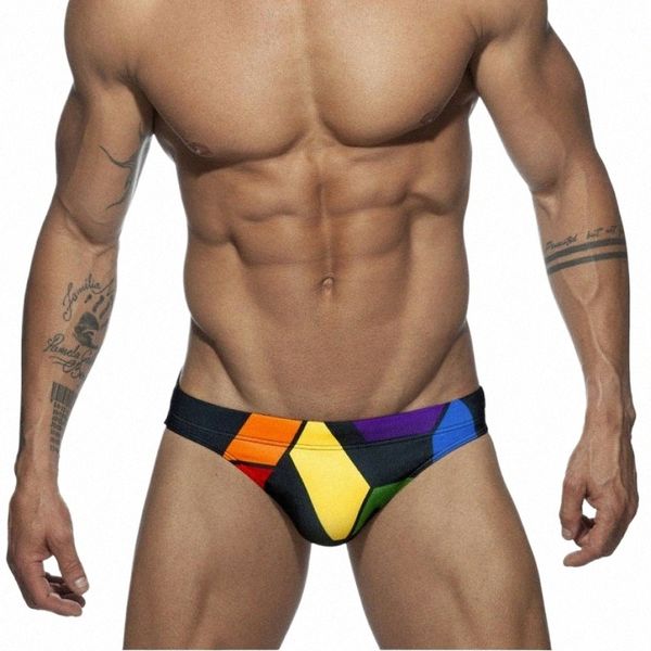 MAN'S BRACH Swimming Briefs Low Waist Swimwear Drop with Push-Up Pad-Up Sexy Shorts Boxers Summer Men's Swim for Old Acheteur S25B #