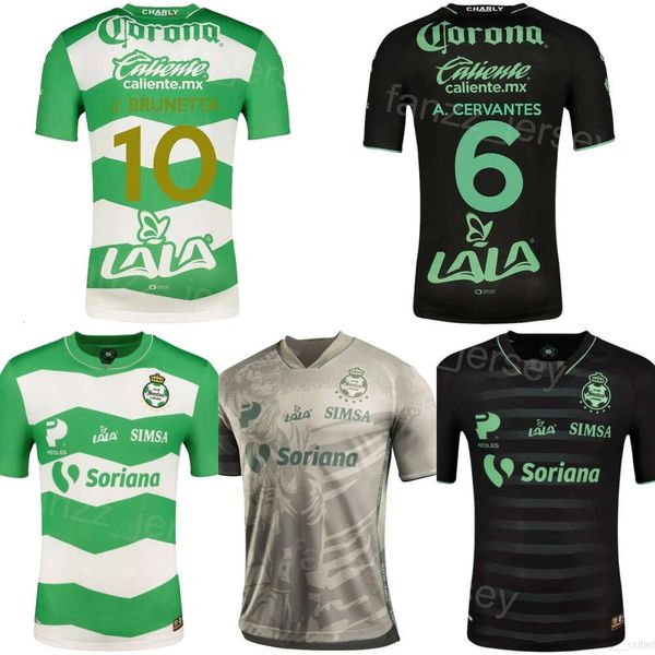 Man Santos Laguna 21 Doria Soccer Jerseys 2023 24 Club Team 10 Brunetta 6 Cervantes 7 Preciado 9 Correa 3 Govea 25 Lajud 23 Lopez Football Shirt Kits Numéro de nom personnalisé