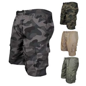 Homme short Men's Cargo Shorts mode Pantalon court décontracté