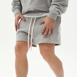 Homme Shorts Men's Cotton Sporting Running Shorts lâches Grey Body Body Pantal