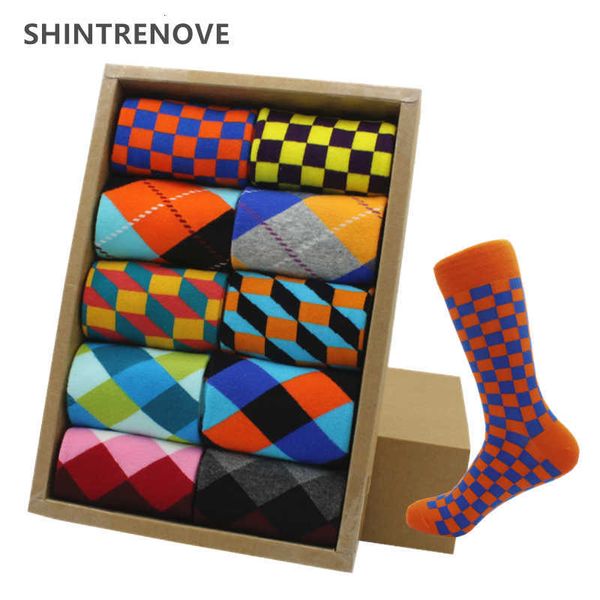 Vente Homme Classique Chaussettes En Gros Chaud Compression coton Hommes Drôle Casual Robe D'affaires Équipage Haute Qualité Couleur Heureux Coton pour