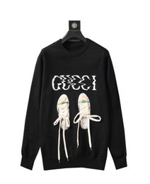 Heren Sweaters Designr Lange mouwen gebreide trui Wol Letters Budge Borduren Mode Unisex Hoodies Sweatshirt Heren Tops 7179358