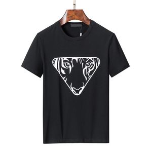 man t-shirt homme designer tops brief print oversized korte mannen en vrouwen korte T-shirt paar modellen katoen Luxe Mannen Hip Hop kleding pra