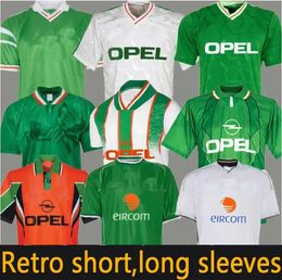 2002 1994 Ireland Retro Soccer Jersey 1990 1992 1996 1997 Home Classic Vintage Irish McGrath Duff Keane Staunton Houghton McAteer voetbalhirt Home Green Away 1988