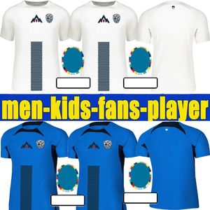 Newlovenia Soccer Jersey 24 25 Sesko Home White White Azul 2024 2025 Fútbol ropa de sudadera Camisa