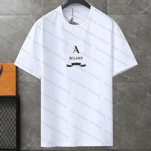 Camiseta para hombre, camiseta para hombre, camisetas de diseñador, estampado de letras, sudadera de manga corta de gran tamaño, camisetas, jersey de algodón, ropa de verano