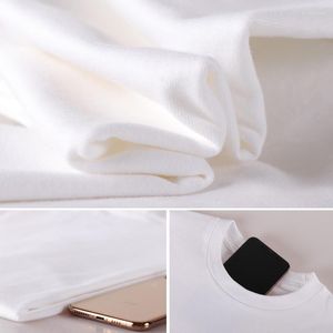 Camiseta de tee de hombre camiseta de algodón de algodón para hombres y mujeres pura camisa blanca en blanco para hombres en blanco. Entrenamiento de ropa de verano