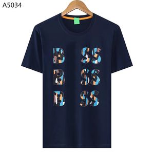 Homme Tops Chemises de créateurs Hommes T-shirts pour hommes Boss Haute Qualité Mode Hommes T-shirt De Luxe Polo Col Rond Haut Respirant Boss Chemise D'affaires Casual TeeFFGL