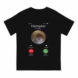 Homme TShirt Dank Meme Hamster regardant Frt caméra Hampter appelant individualité t-shirt graphique Streetwear nouvelle tendance X1ii #