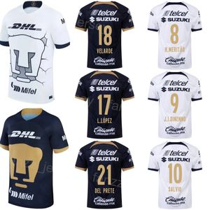 Homme UNAM 9 DINENNO Soccer Jersey 2023 24 Club Team 2 BENNEVENDO 6 SILVA 8 TABO 19 FERNANDEZ 12 HUERTA 15 RIVAS 10 SALVIO 16 ALDRETE 21 DEL PRETE Maillot de football Uniforme