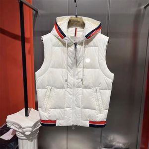 Homme Gilets Downs Veste Homme À Capuche Lambrissé Berbère Polaire Designer Broderie Budge Vestes Coupe-Vent Hauts Homme Manteaux M-4XL