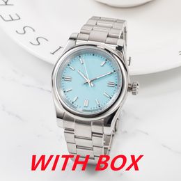 Man Bekijk automatische mechanische horloges 41 mm roestvrijstalen lichtgevende waterdichte 36 mm vrouwen Watch Paren Style klassieke polshorloges met doos