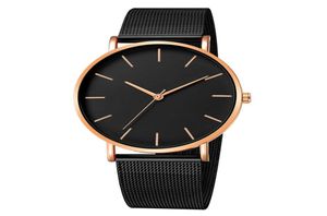Man Watch Rose Gold Montre Femme 2022 Mesh Belt UltraHin Fashion Relojes Para Mujer Luxury Wrist Watches Reloj Muje Relojes de P1186995