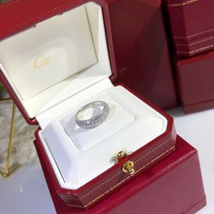 Man vrouw ring ring dames ontwerper voor alfabet diamant ontwerp mode casual kerst sieraden valentijnsdag cadeau veelzijdige ringen szie 6-