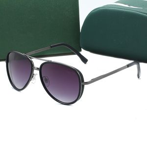 Homme Femme Lunettes De Soleil Pêche Conduite Lunettes Cadre En Métal Vintage Lunettes De Soleil Protection Uv Lunettes Avec Boîte