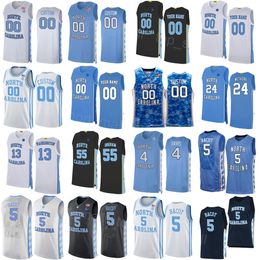 Homme Femmes Enfants College Basketball Caroline du Nord Tar Heels Jerseys 5 Armando Bacot 4 RJ Davis 55 Harrison Ingram 3 Cormac Ryan 13 Jalen 2 Elliott Cadeau JaeLyn Withers