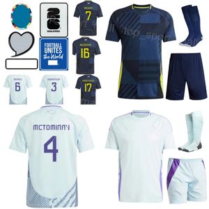 Man Youth 24 25 Euro Cup Scotland 3 Robertson Soccer Jersey National Team 24 Gordon 2 Ralston 17 Armstrong 23 McLean 5 Hanley 8 McGregor 16 McKenna Football Shirt Kits