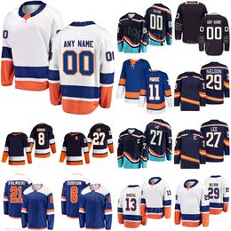 Man Jeugd Vrouw Hockey 29 Brock Nelson Jerseys 13 Mathew Barzal 27 Anders Lee 8 Noah Dobson 44 Jean-Gabriel Pageau 11 Zach Parise 21 Kyle Palmieri Reverse Retro Stadium