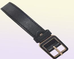 Man039s Hebilla de la cabeza de 38 cm Cinturones de diseño para hombres Cinturón de cuero de cuero negro Big Gold Buckle Classic Pearl Belt CeinTur6110115