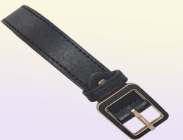 Man039s Hebilla de la cabeza de 38 cm Cinturones de diseño para hombres Cinturón de cuero de cuero negro Big Gold Buckle Classic Pearl Belt CeinTur6988704