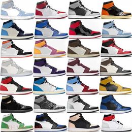 Manbasketballshoes 1 Women Jumpman 1 Guava Ice Twist White Cement What the Mens Basketball 1s Obsidian Unc Fearless Shoes Sneakers 36-48 Jor