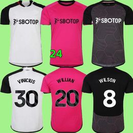 23 24 PALHINHA MITROVIC 9 VOETBALSTRUIEN thuis weg SOLOMON WILSON ADARABIOYO REED MBABU ROBINSON ANDREAS REID CAIRNEY witte kinderen 2023 Willian jerseys voetbalshirt