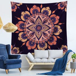 Mandala Flowers Dream Catcher Mur imprimé suspendu tapisserie plage jet serviette hippie litspread gitan yoga mat couverture