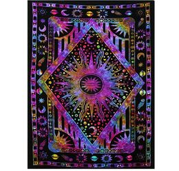 Mandala suspendu tissu tapisserie tapisserie fond décoration murale salon tapis canapé serviette nappe Yoga serviette de plage 9022139