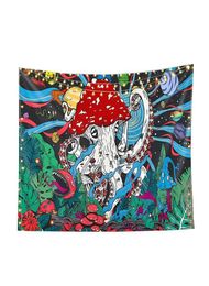 Mandala Psychedelic Champlets Carpets Mur Bohemian Tapestry Girl Dormitory Aesthetics Room Home Decor1115934
