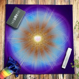 Mandala Spirituality Tarot Carte Tarte Chissu autel Pagan Witchcraft Crystal Pendulum Astrologer Mat