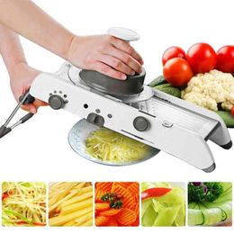 Mandoline trancheuse à légumes râpe à coupe manuelle avec lames réglables en acier inoxydable 304 pour outils domestiques accessoires de cuisine 2103267j