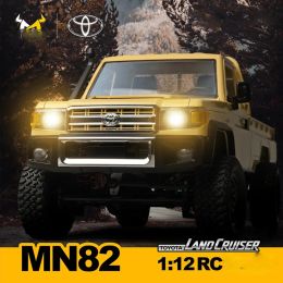 MANG NIU MN82 Control remoto de cuatro dramas Vehículo todoterreno 1:12 Toyota Land Patrol Cheating Model Toy Boy Regalo nuevo 2024