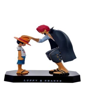 Manga 18 cm une pièce grande taille singe D Luffy Shanks figurines Anime PVC brinquedos Collection figurines jouets Y200421238B