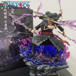 Manga 30 cm Een Stuk Roronoa Zoro Anime Figuur Gk Drie Hoofden En Zes Armen Negen Messen Flow Ashura PVC actie Beeldje Model Speelgoed Pop L230522