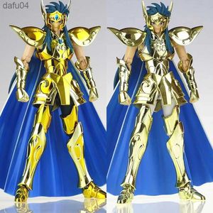Manga CS Modelo Saint Seiya Myth Cloth EX Aquarius Camus Com Hyoga Cygnus Head Gold/24K/OCE Knights of the Zodiac Action Figure L230522