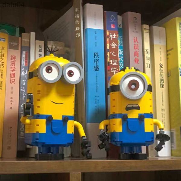 Manga Despicabled Minionsed Me Jouets Figurine Jouet Stuart Kevin Bob Jouets 3d Eye Miniones Figures Blocs Cadeaux D'anniversaire Enfants L230522