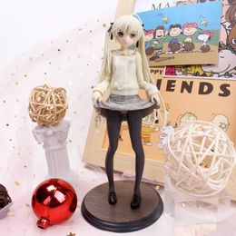 Manga Nogisaka Motoka Kasugano Sora dziewczyna stojca spdnica podnoszca pozycj lalka Anime figurki garaowe zestawy PVC komiks Modèle prezenty witeczne 240319