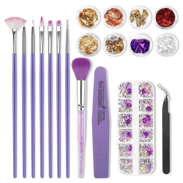 Manicure Set Poly Up Gel Kit Lámpara de gel de lámpara Falta Falsa Construcción Conjunto de la base de la base de la base Solución acrílica Kit