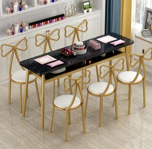 Manicure -tafel en voorzitter Set Economische manicure shop kleine net rood eenvoudige manicure tafeltafel manicure stoel