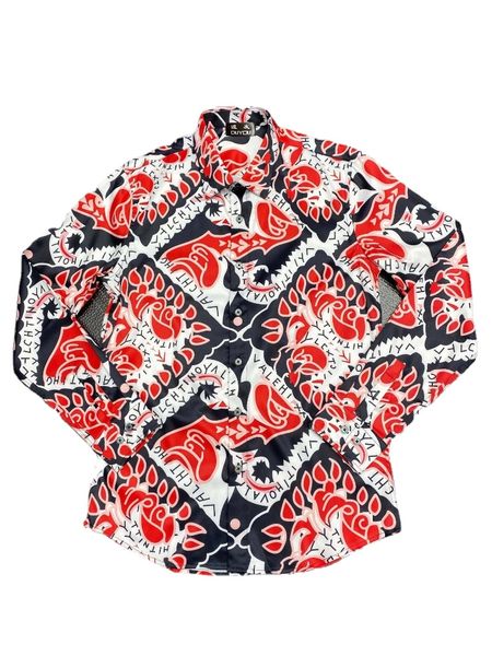 MANIFESTE BANDANA chemises habillées pour hommes coton imprimé à manches longues Camisas Masculina décontracté coupe cintrée chemise d'affaires pour hommes 1910320