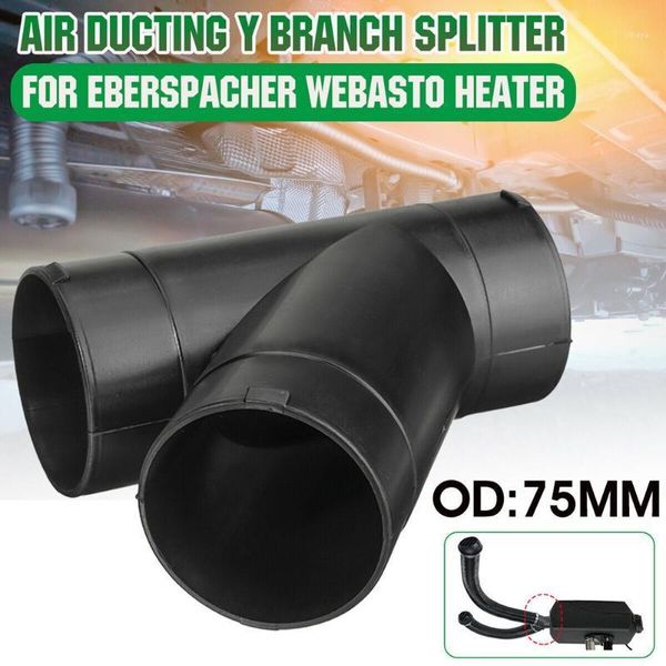 Pièces de collecteur 75mm conduit d'air Y séparateur de branche 251226890044 adapté pour Eberspacher Webasto chauffage diamètre interne