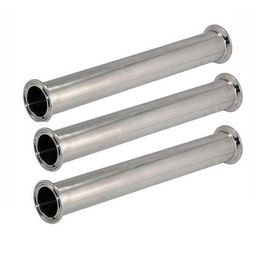 Vele onderdelen Exhuast Pipe Tri-Clamp Lengte 50mm Spool Sanitair roestvrij staal 304 Snel lading recht
