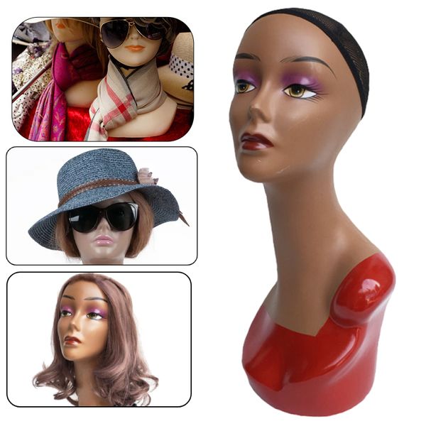 Cabeza de maniquí con hombro Realista Mannequin Busk Busk Wig Head Pantal