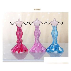 Mannequin Creative Resin Sieraden Display Stand Ketting Oorbellen Ringen opslagrek 18 cm mini -model vorm sieraden drop levering pac dhhcg