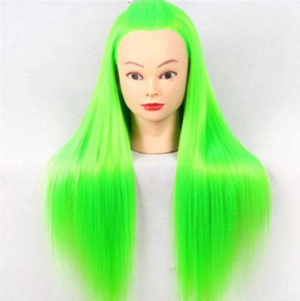 Tête de mannequin avec formation de cheveux, poupée de coiffure, têtes humaines, formation de tête factice féminine avec cheveux synthétiques Yaki4708158