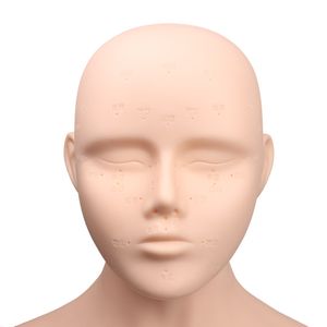 Tête de mannequin avec épaule Acupoint Gestion de la peau Massage Modèle factice Tête Salon de beauté